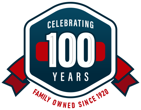 Celebrating 100 Years of Family Owned Service Badge